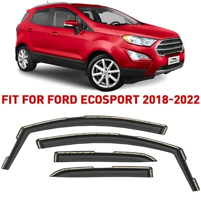 Side Window Deflectors Rain Guards for 2018-2022 Ford EcoSport - Image 1 of 4