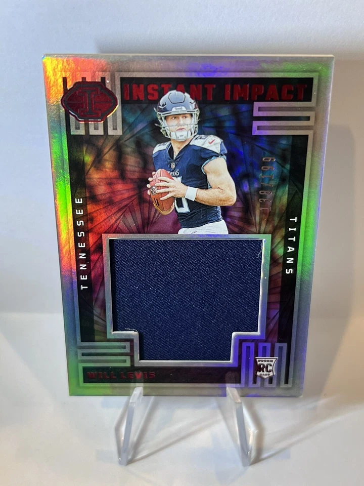 2023 Panini Illusions Instant Impact Red#II-WLS Will Levis /199 (MEM, RC) Titans - Image 1 of 4