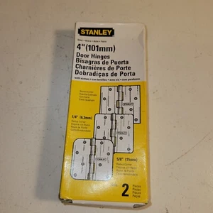 Stanley 4" Door Hinges 2 Pack 08-3511 RD741 - Picture 1 of 5