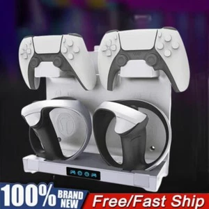 Gamepad Charging Stand Hanging Charger Base With Display Light for PS VR2 PS5 - Picture 1 of 12