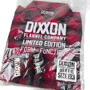 Dixxon Flanell ""Sick of it all"" Herren 2XL XXL knopfkariertes Shirt Band ausverkauft - Bild 1 von 12
