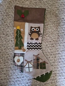 DanDee Christmas Stocking Owl Theme - Picture 1 of 4