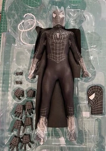 1/6 Hot Toys HT Spider-Man (Black Suit) Collectible Body Hands Figure MMS728 New - Picture 1 of 1