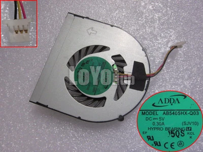 New For ADDA AB5405HX-Q03 DC5V 0.30A SJV10 laptop cooling fan 3wire 4-pin HYPRO - Image 1 of 2