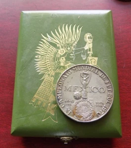 Messico medaglia Mondiali 1970 Coppa Rimet - Picture 1 of 6