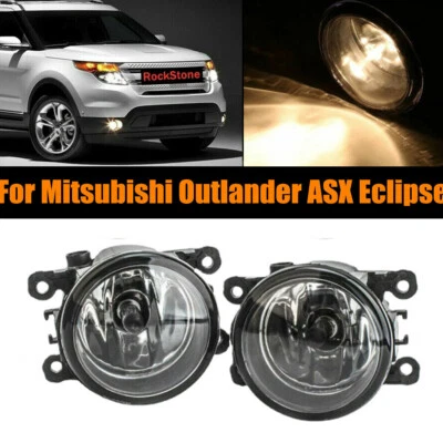 2x Luces antiniebla de parachoques luces de conducción para Mitsubishi Outlander Sport RVR ASX Eclipse Foto 1 de 4
