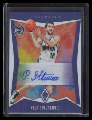 Autógrafos Panini Phoenix Ascensión 2023-24 naranja 8 Peja Stojakovic automático 11/49 Foto 1 de 2