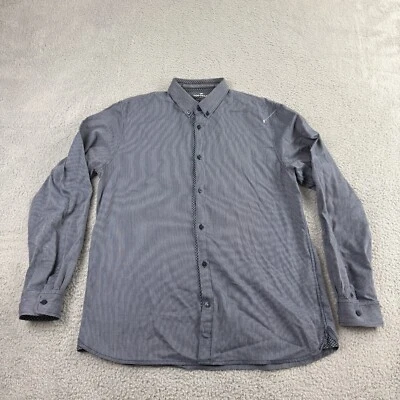 Tom Tailor Shirt Mens Large Regular Striped Button Up Long Sleeve - Image 1 of 4