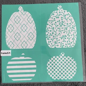 Chalk Couture Pumpkin Patterns Transfer, Size D 18x18, Halloween Fall, New - Picture 1 of 2