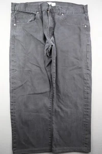 Pantalones de mezclilla para hombre Lee L252 modernos ajustados negros rectos elásticos talla 36x30 (MSR 36x22) - Imagen 1 de 8