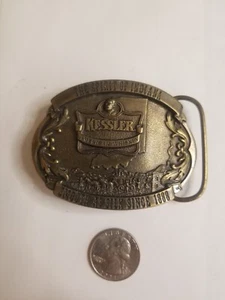 Spirit Of Indiana BELT BUCKLE KESSLER WHISKEY Collector's Limited Edition 1993 - Picture 1 of 2