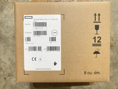 861742-B21 862134-001 HPE 6TB 6G SATA 7.2K 3.5" LFF MDL HDD Hard Drive NEW - Image 1 of 4