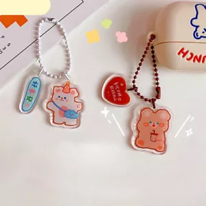 ✿Porte-Clés En Acrylique Pour Femme Pendentif De Sac Dessin Animé Coréen ~ - Photo 1/13