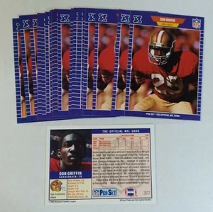 1989 Pro Set #377 DON GRIFFIN Lot of (10) - Picture 1 of 1
