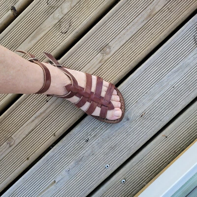 SANDALE LA CAMARGUAISE CUIR 36 - Photo 1/4