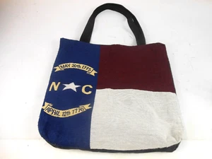 North Carolina Tote Bag Flag Motif May 20th 1775 April 12th 1776 - Picture 1 of 8