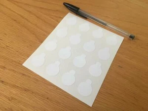 Arccos Smart Sensor Tab Aufkleber (16er Blatt) - UK VERKÄUFER weiß - Bild 1 von 2