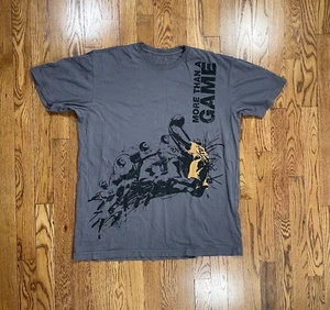 Lebron James More Than A Game Movie Promo Short Sleeve T Shirt Grey Men’s 2XL - Picture 1 of 6