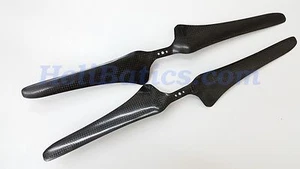 Two (2) Pair 16x5.5 1655 Carbon fiber propeller CW/CCW for Quadcopter #43 - Picture 1 of 8