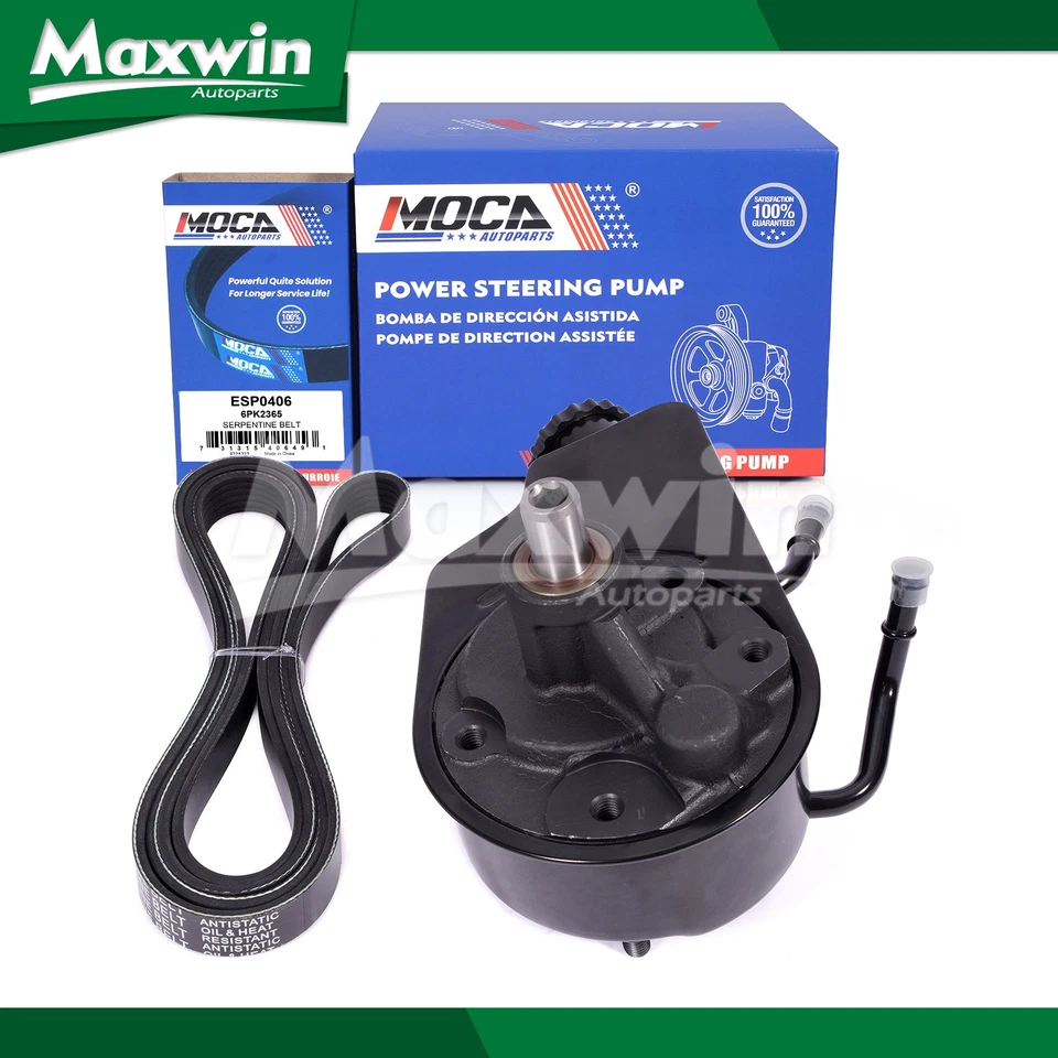 Bomba de dirección asistida correa serpentina apta para Chevrolet Silverado GMC Sierra Hummer H2 Foto 1 de 4