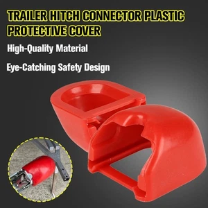 Trailer hitch connector plastic protective cover Portable design GXW - Picture 1 of 14