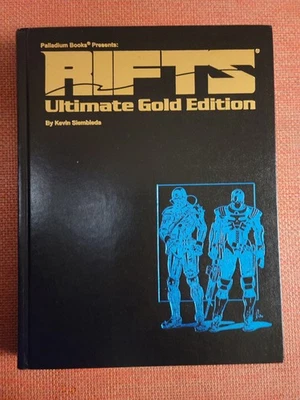 Libros de paladio Rifts Ultimate Gold Edition RPG tapa dura firmados 35/1500 Foto 1 de 3