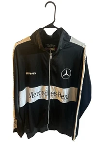 Club Foreign Mercedes-Benz AMG Team F1 Varsity Jacket 2XL Black Men's Racing - Picture 1 of 7