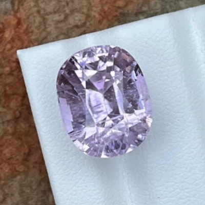 15.30 Ct Natural Light Pink Kunzite Cushion Cut Loose Gemstone from Afghanistan" - Image 1 of 4