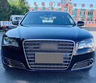 Parrilla de malla para parachoques delantero estilo Audi A8 S8 W12 2010 2011-2012 2013 Foto 1 de 4