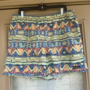 Patagonia Baggies Shorts Mens XL Abstract Print Swim Trunks Beach Netplus Shells - Picture 1 of 9