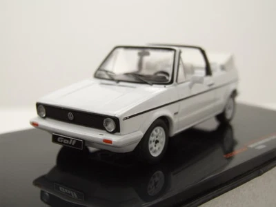 VW Golf 1 Cabrio 1981 Bianco Modellino 1:43 Ixo Models - Immagine 1 di 4