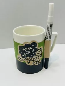 STARBUCKS "MADE BY YOU" 2013 Kaffeebecher You're the Greatest mit Porzellan Kunst Stift - Bild 1 von 10
