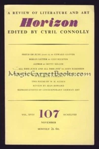 1948 Cyril Connolly HORIZON Literature LITERARY MAG W H Auden GERMAN ART London - Picture 1 of 1