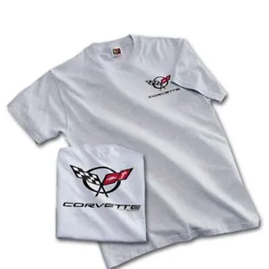 C5 Corvette Heather Gray Cotton T-Shirt - Picture 1 of 3