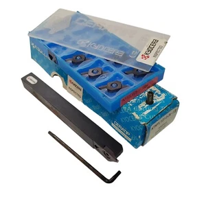 Kyocera KTKFL 1212JX-12 12mm Trennschleifer Drehwerkzeug Gewinde x6 TKF12L150-T-16DR - Bild 1 von 4