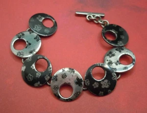 Bracciale Teresa Gonzales TEGO & Co. Argento Sterling Modernista Estate - Foto 1 di 9