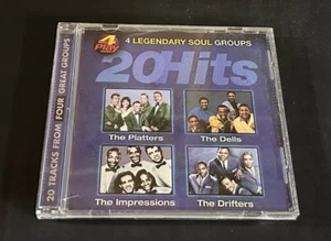 20 Hits 4 Legendary Soul Groups CD Platters/Dells/Impressions/Drifters - Picture 1 of 3