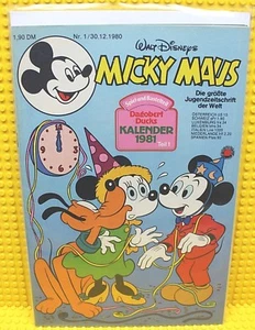 Walt Disney® Micky Maus Nr 1 von 1980 mit Schnipp und Beilage - Picture 1 of 1