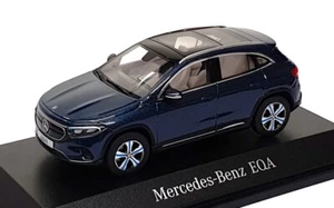 Herpa 1/43 Scale Diecast B6 696 0824 - Mercedes Benz EQA - Denim Blue - Picture 1 of 5