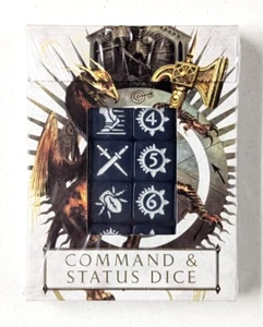 Warhammer 40k: Age of Sigmar - COMMAND & STATUS Dice Pack - Sealed New in Box - Picture 1 of 2