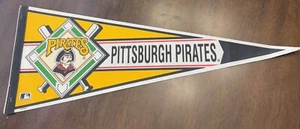 Vintage 90s MLB Pennant, Pittsburgh Pirates, VERY NICE - Picture 1 of 4