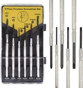 Small Mini Repair Screwdriver for Eyeglasses Jewelry Watch Repair DIY (6pcs) - Picture 1 of 5
