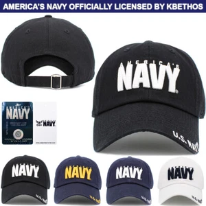 Gorra de béisbol militar de colección de EE. UU. con licencia oficial de la Marina de los EE. UU. sombrero ajustable - Imagen 1 de 112