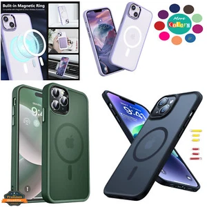 Per Apple iPhone 16 (6.1") Compatibile con MagSafe Custodia Opaca Traslucida - Foto 1 di 71