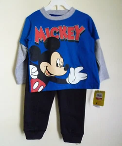 **DISNEY JUNIOR** Baby Sweatsuit Mickey Mouse Size((24M)) 100% Cotton.New/W/T - Picture 1 of 10