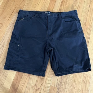 Pantalones Cortos Carga Ariat Rebar M4 Para Hombre 44 (etiqueta 42) Negro Lona Relajada Ropa de Trabajo - Imagen 1 de 12