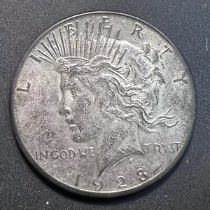 1928-S PEACE DOLLAR ~ XF - Picture 1 of 2