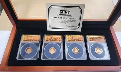 2009-S Lincoln Cents 4-Coin Proof Set ANACS PR-70 DCAM First Day of Issue - Image 1 of 3