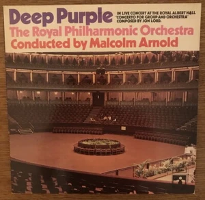 Deep Purple Concerto For Group And Orchestra Vinyl LP Harvest SHVL 767 EX/VG - Picture 1 of 3