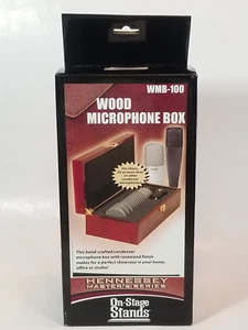 Supporto sul palco WMB100 Microfono in legno Hennessey Master's Series - Foto 1 di 11
